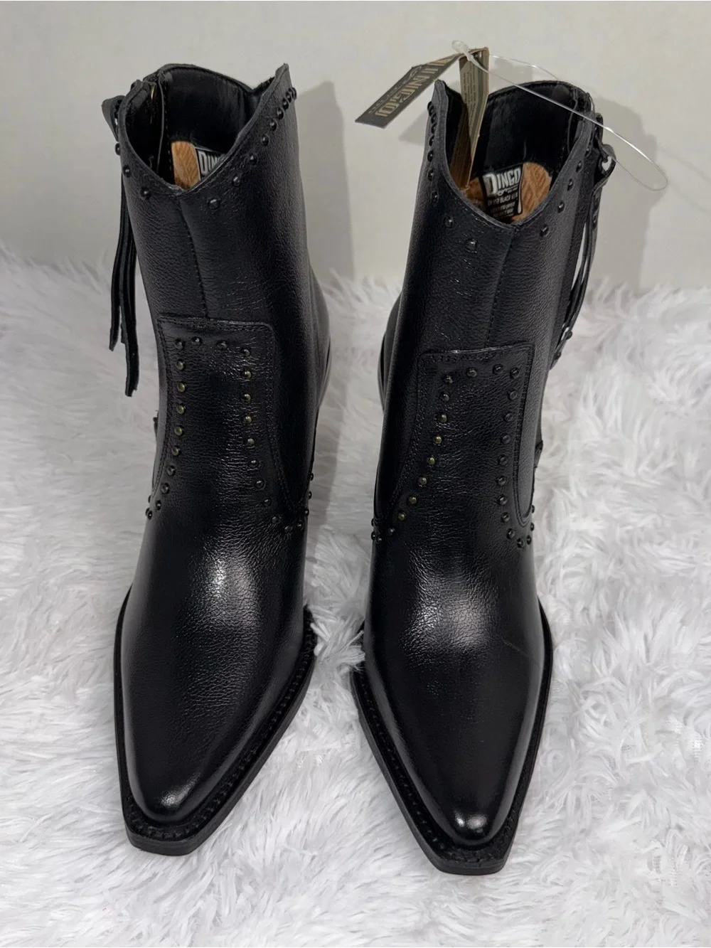 DINGO CLASSY N' SASSY LEATHER BOOTIE STYLE DI952 BLACK